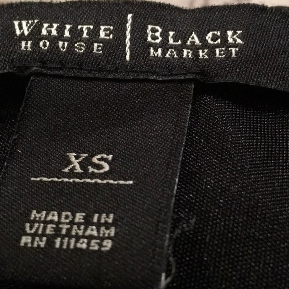 White House Black Market Dress with Flower Print size XS & 3/4 sleeves - Picture 9 of 11